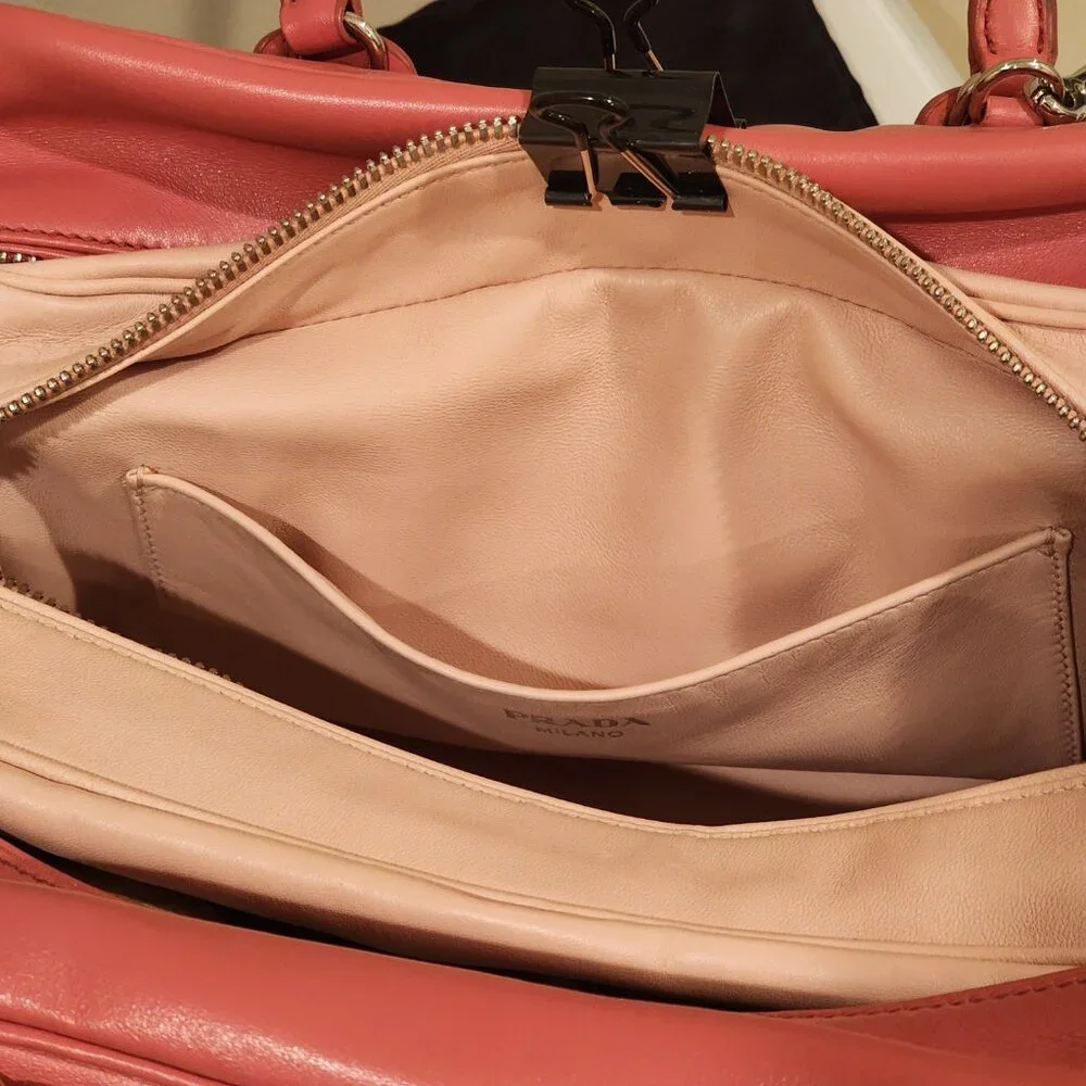 Excellent!! PRADA: Large Inside Tote Bauletto Top handle & Crossbody bag - Picture 5 of 16